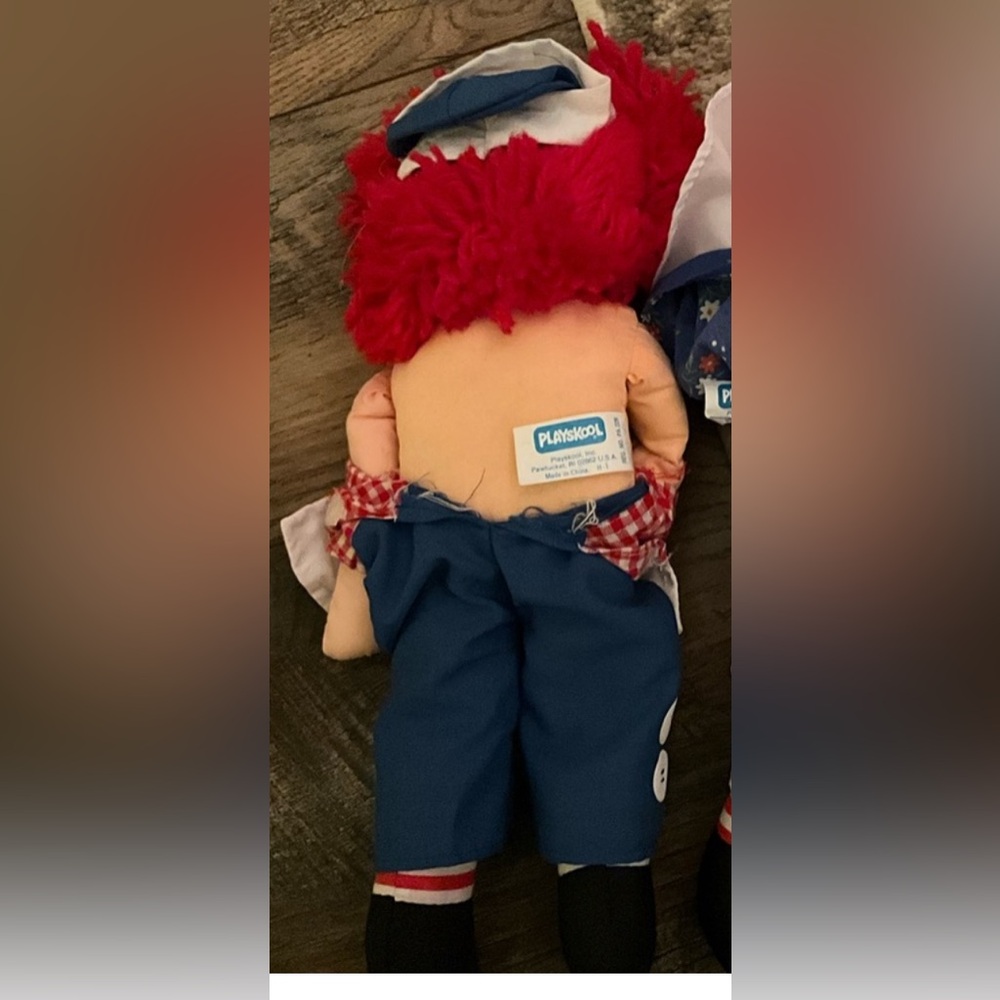 1987 Playskool Raggedy Andy Rag Boy Doll 12" New - Picture 3 of 6